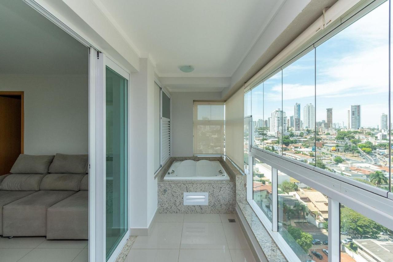 Apartamento De 1 Quarto Com Vista Para O Parque Vaca Brava E Com Jacuzzi No Setor Bueno - El1802 Goiânia Buitenkant foto