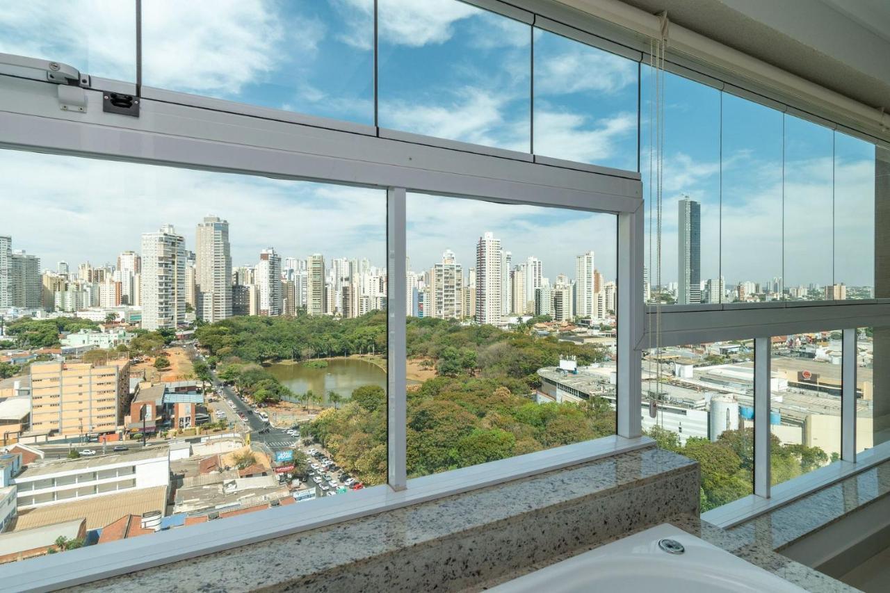 Apartamento De 1 Quarto Com Vista Para O Parque Vaca Brava E Com Jacuzzi No Setor Bueno - El1802 Goiânia Buitenkant foto